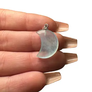 Dainty Gemstone Pendant - High Quality Crystal Pendant - Silver Crystal Pendant