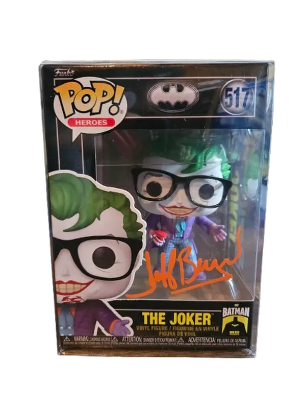 Funko Pop The Joker Signed Jeff Bergman #517