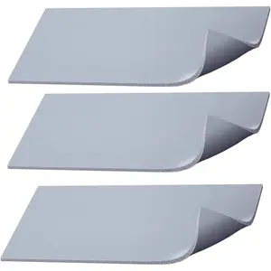 3 Pcs Silicone Heat Press Cover Pad 4" x 8" Foam Press Mat Heat-Resistant Double Sided Use for Hats Sleeves & Small Items HTV Transfer Vinyl DIY Projects