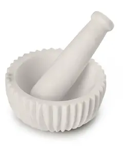 Gauri Kohli Milan Marble Mortar Pestle