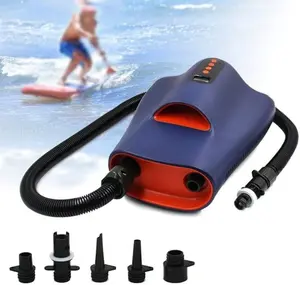22PSI SUP Electric Air Pump, Portable High Pressure Pump with 6 Nozzles, Auto-Of