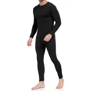 Thermal Underwear for Men Long Johns with Fleece Lined Base Layer Men Cold Weather Top Bottom