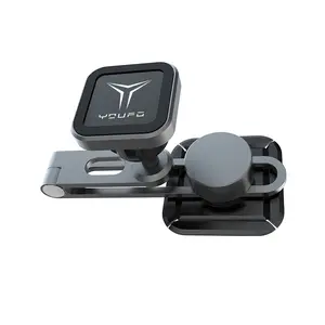 Compatible with Tesla Model 3 Car Phone Holder Floating Screen Foldable Dashboard Hidden Magnetic Mount