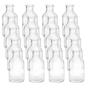 Bulk Clear Apothecary Jar Bottle Vases - 30 Pc.