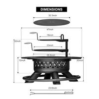 Diamond-shaped pattern