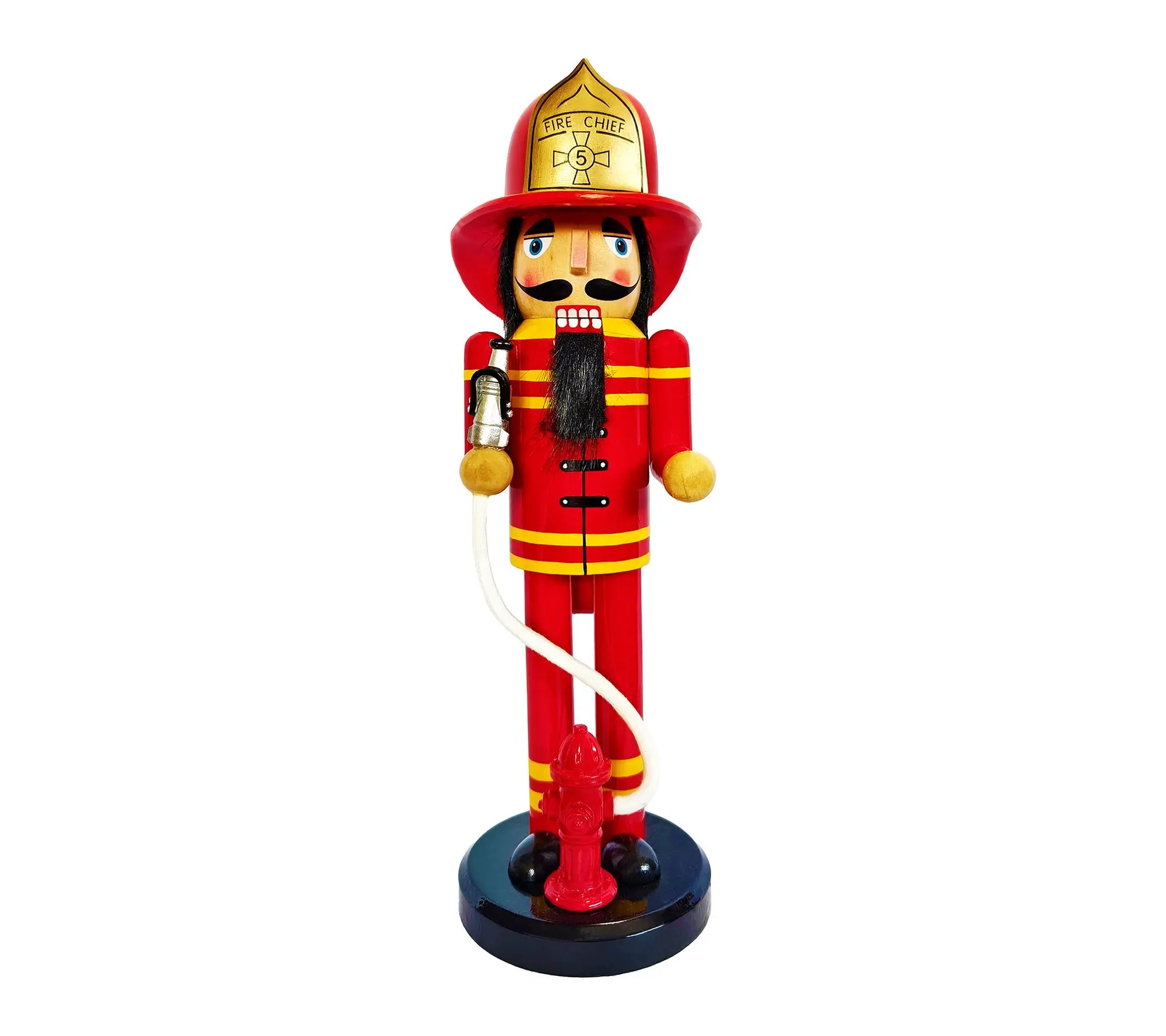 Santa's Workshop 14" Fire Chief #5 Nutcracker