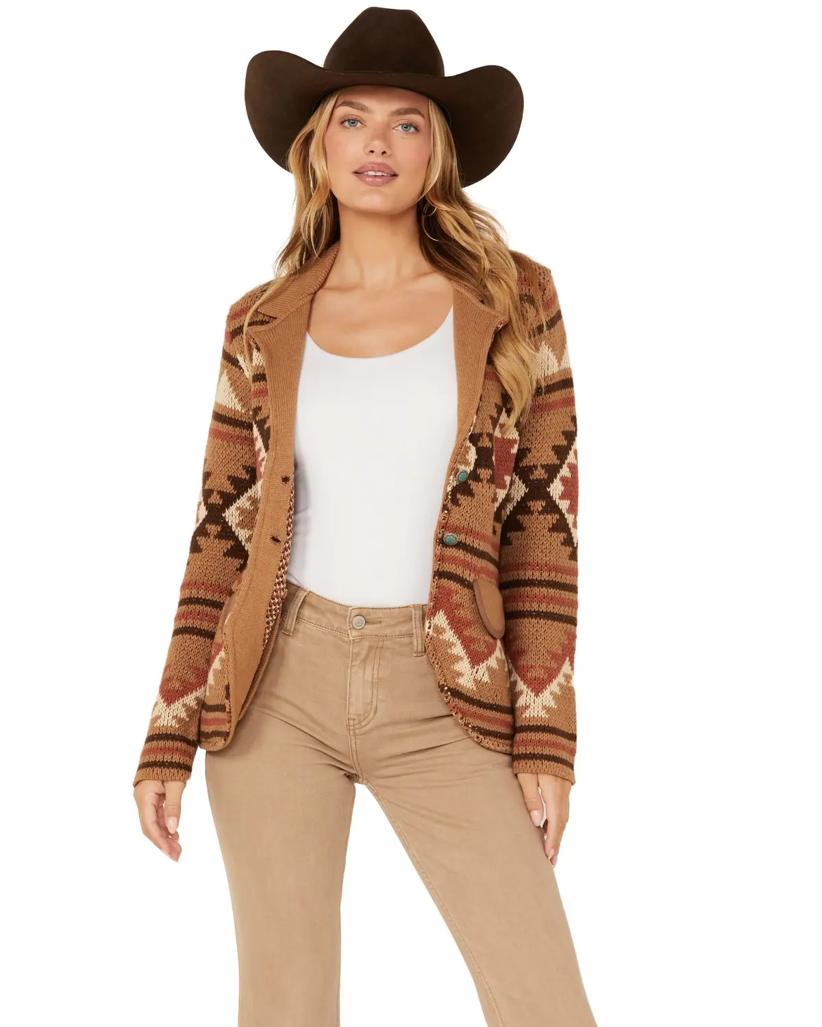 Tasha Polizzi Women's Women'S Southwestern Print Felina Blazer - 361702