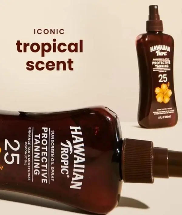Hawaiian Tropic Protective Tanning 25 SPF 25 , 8 Ounce