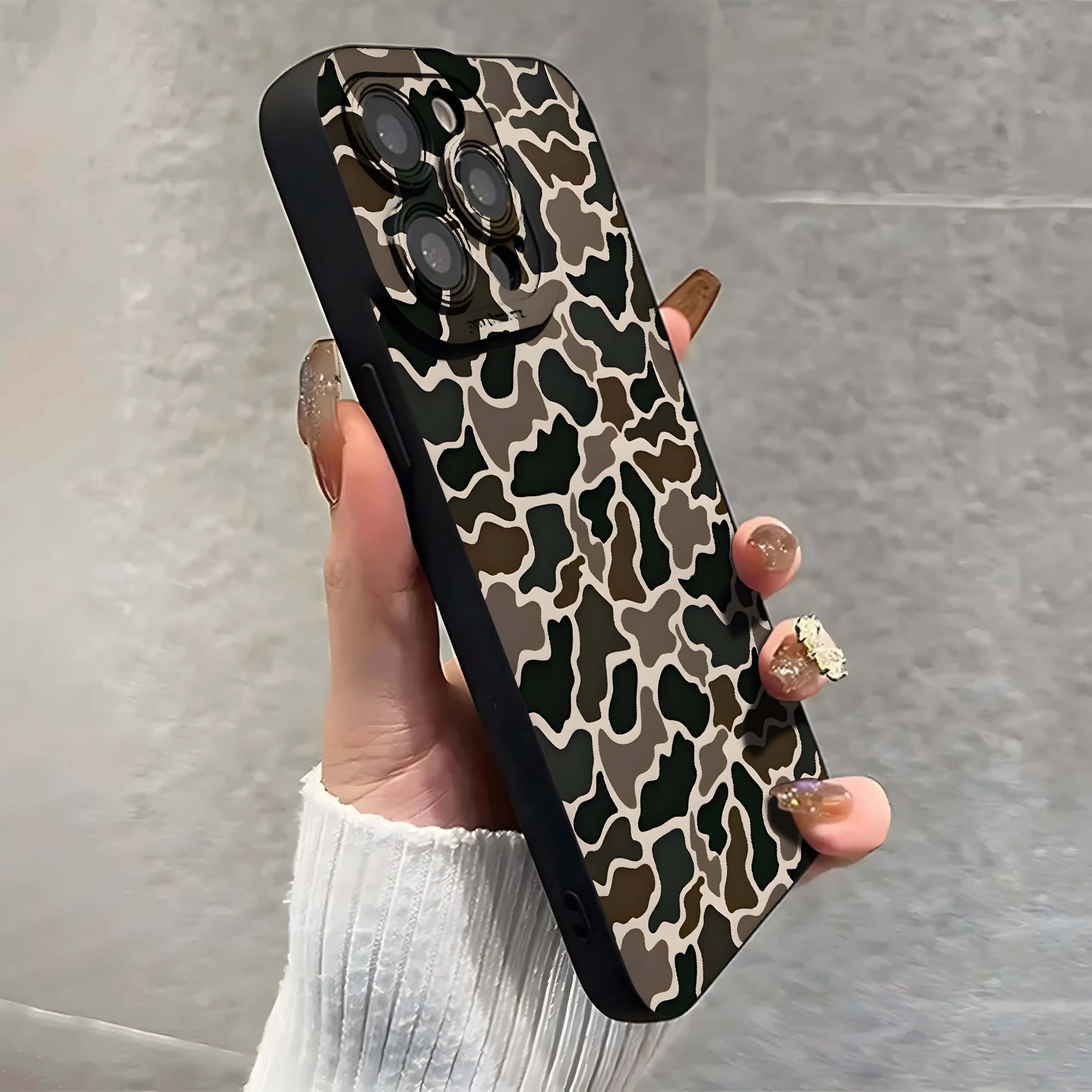 Sturdy Camouflage Duck Hunt Vibe Phone Case - Durable Protection Casing for iPhone 11-16, Unisex Mobile Phone Accessories Cover, Stand Out Gift for Outdoor Enthusiasts, Handheld, Devices