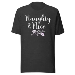 Naughty and Nice Christmas Shirt