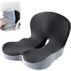 Truck seat Cushion,Memory Foam Seat Cushion lab for Office Chair & Truck Drivers & Wheelchair Ergonomic Car Seat Cushions for Driving Long, with Lumbar Support & Sciatica Relief Back Stress