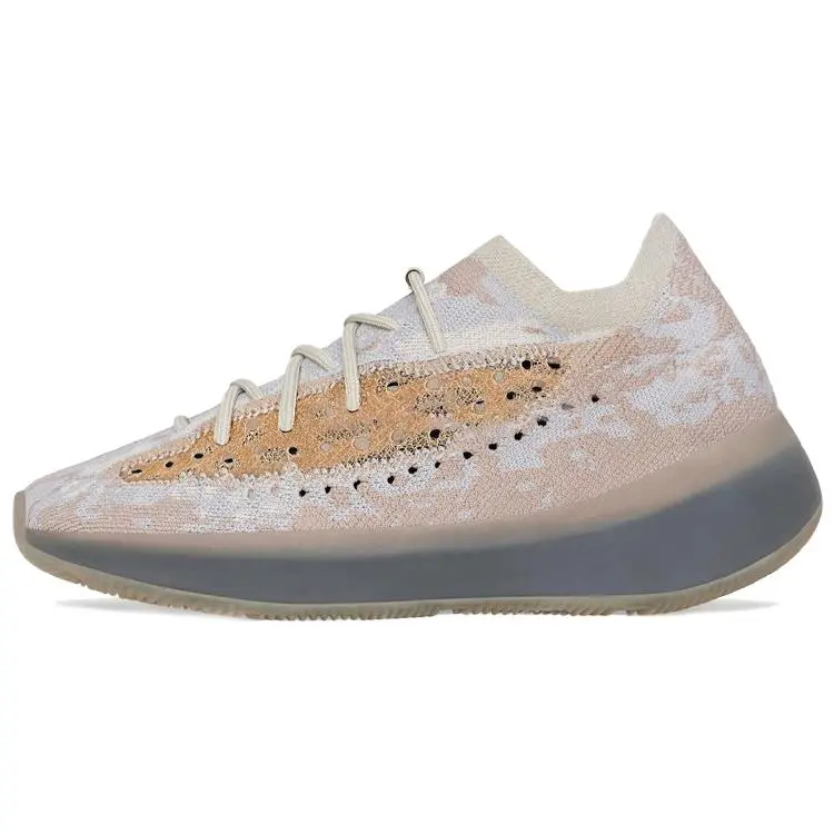 Adidas Yeezy Boost 380 'Pepper Non-Reflective' Men's Shoes - Colorblock Round Toe Lace-Up All Seasons Sneakers, Rubber, Footwear, Sports Shoes, Athletic, Trainer