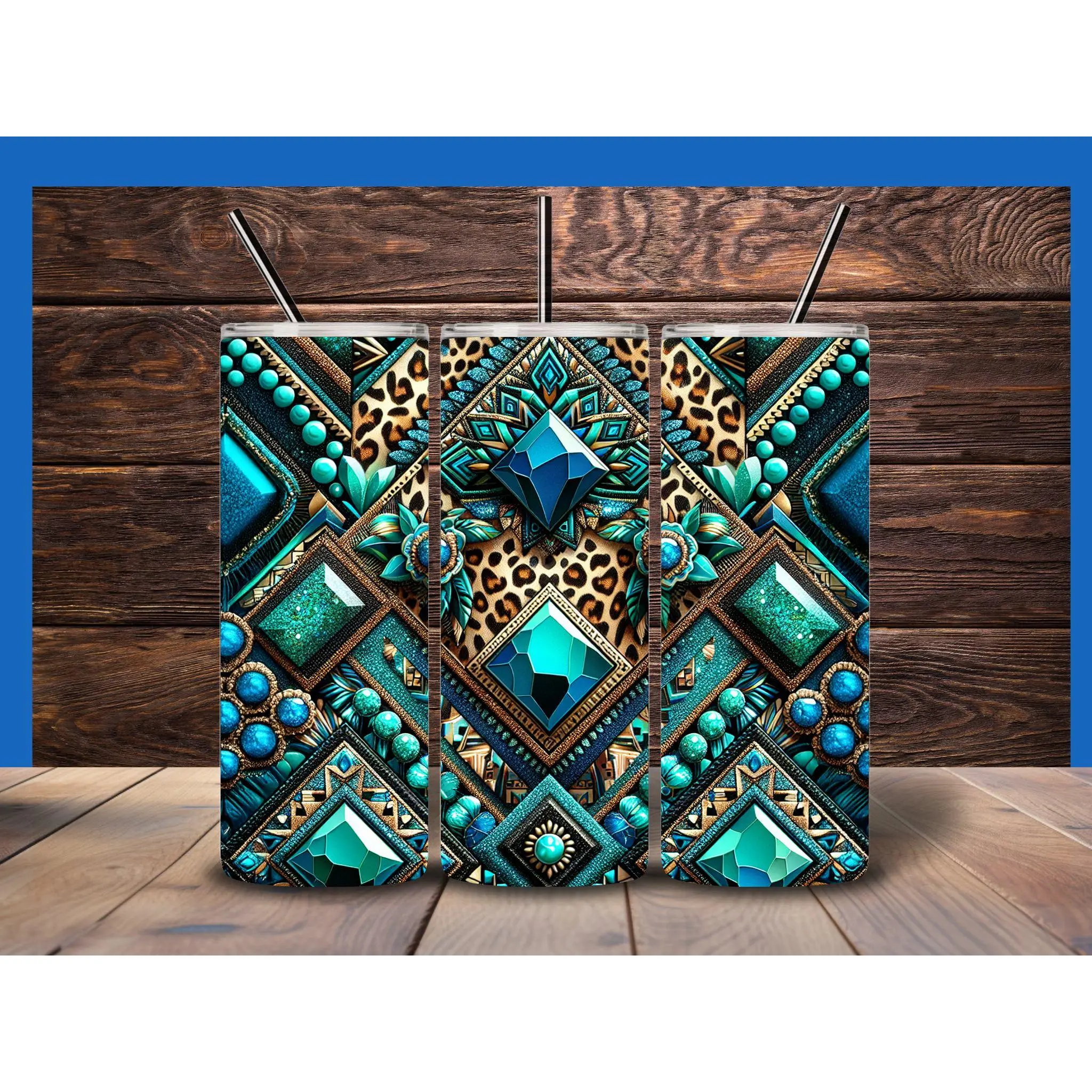 Boho Aztec Tumbler