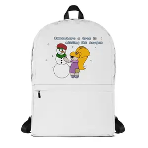 "A Tree is Missing Oxygen" Backpack