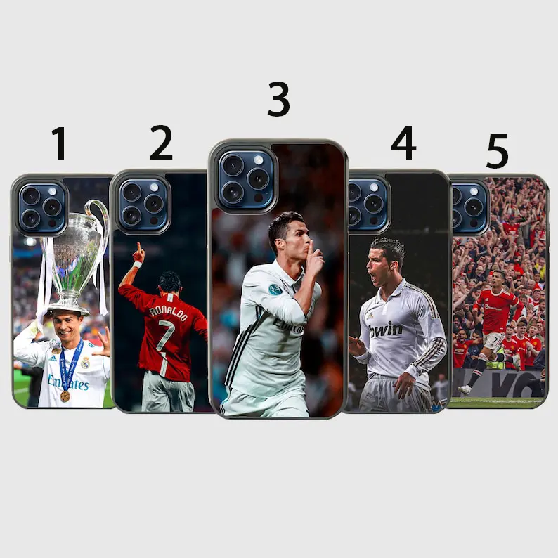 Cristiano Ronaldo Vintage phone case for iPhone 7/8/SE 2020 X/XR/11/12/13/14/15, Gift for fans