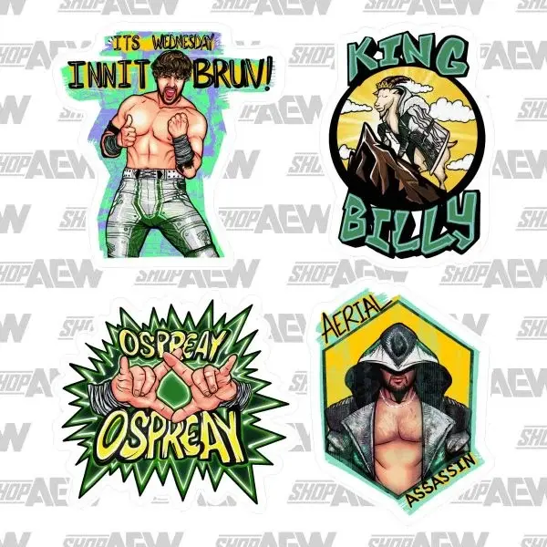 Will Ospreay - Laptop Sticker 4-Pack