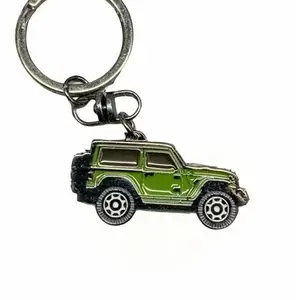 Santi's Caps Enamel Keychain for Jeep Wrangler JL 2 doors owners