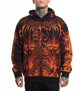 Affliction Men's Pullover Hoodie Infernal Nightmare