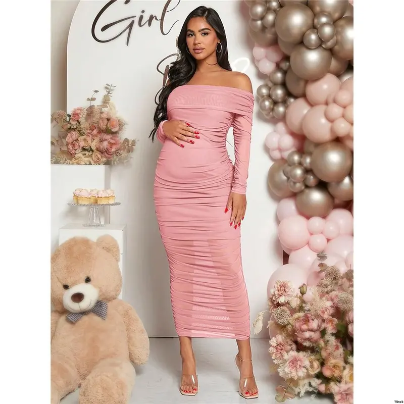 Long sleeve bodycon materniry - TikTok Shop