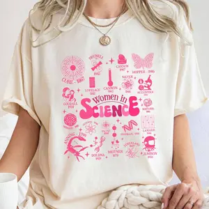 Women In Science shirt, Powerful Women Sweatshirt, Hoodie, T Shirt Streetwear