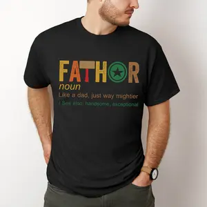 Fathor Shirt/Sweatshirt: Funny Superhero Dad T-Shirt