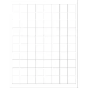212 MAIN 1x1 in. White Rectangle Laser-Inkjet Labels, Self Adhesive Stickers with Permanent Glue, 8000-Count Pack, Ideal for Label Creation Projects