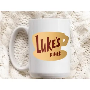 Luke's Coffee Mug, Luke's Diner Mug TV Show Fan Gift Gilmore Girls, Gift for Friends, Colleagues, Boss, Family, Lovers, Christmas Novelty Gift 0