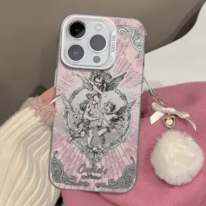 Guardian Angel Anti-Drop Shockproof Phone Case for iPhone Models, Durable Protection Cover, Stylish Design, Essential Smartphone Accessory
