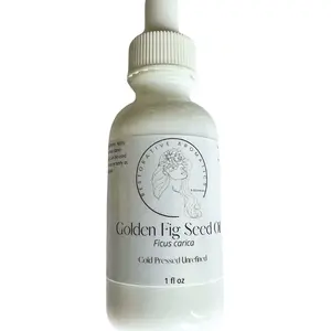 Golden Fig Seed Oil - Face Serum & Body Oil, Glow Restore, Naturally Exfoliating, Brighten, Natural Skincare Moisturizer