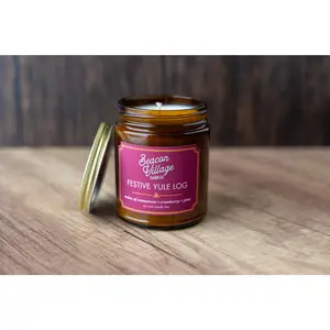 Beacon Village — Festive Yule Log Candle