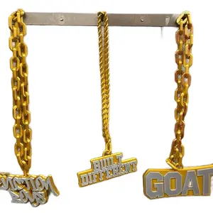 Custom 3D Printed Hype Chains – Oversized Turnover Style Chain or Cuban Link