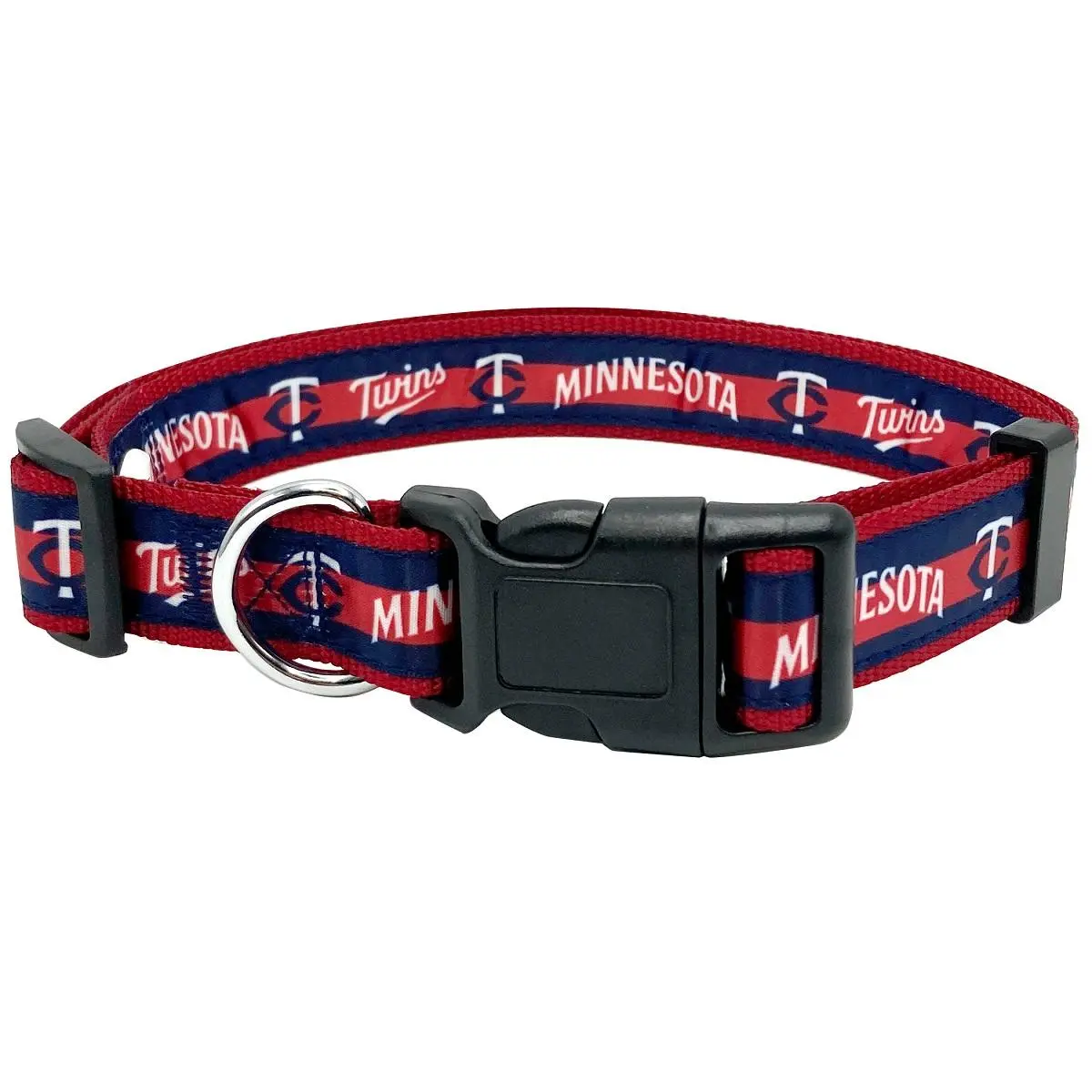 PETS FIRST MLB MINNESOTA TWINS SATIN COLLAR FOR DOGS