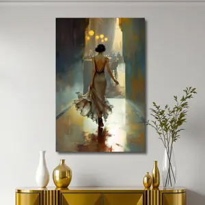 1920s Speakeasy Art Deco Flapper Print