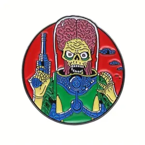 Funny Martian enamel pin