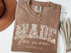 Bible verse Comfort Colors shirt, Cute Christian shirt for women, Jesus Tee, Christian Gift, Apparel, Soft Cotton Tee