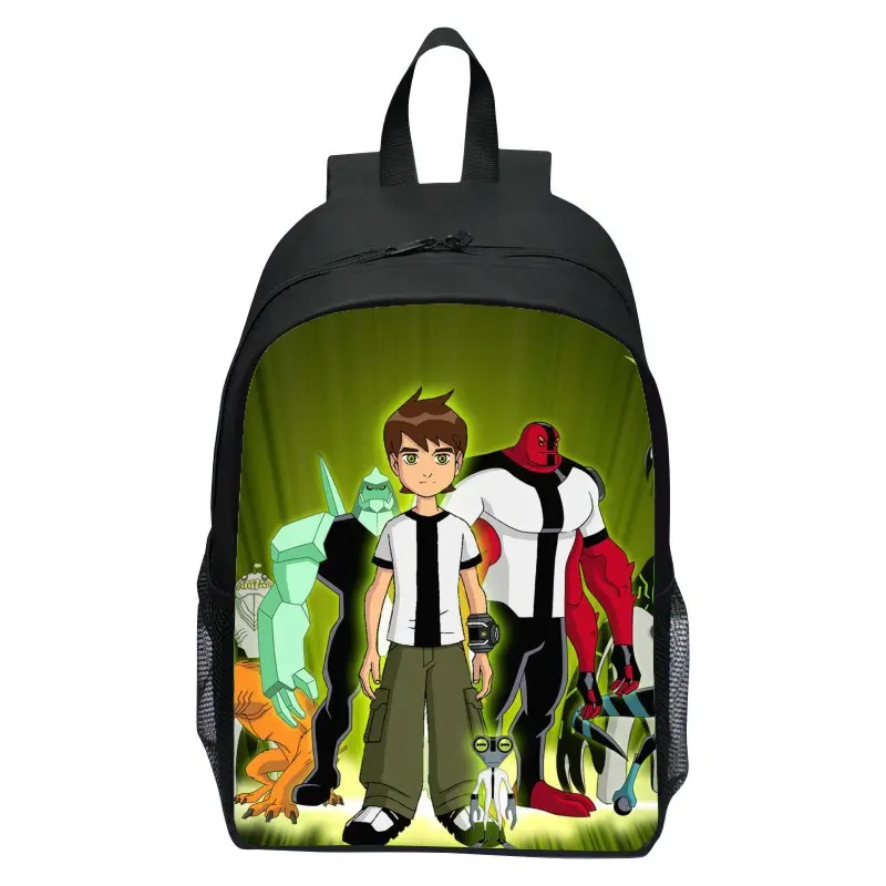 Bioworld Ben 10 Backpack Omnitrix Omniverse 16" Alien Force teens Travel Backpack