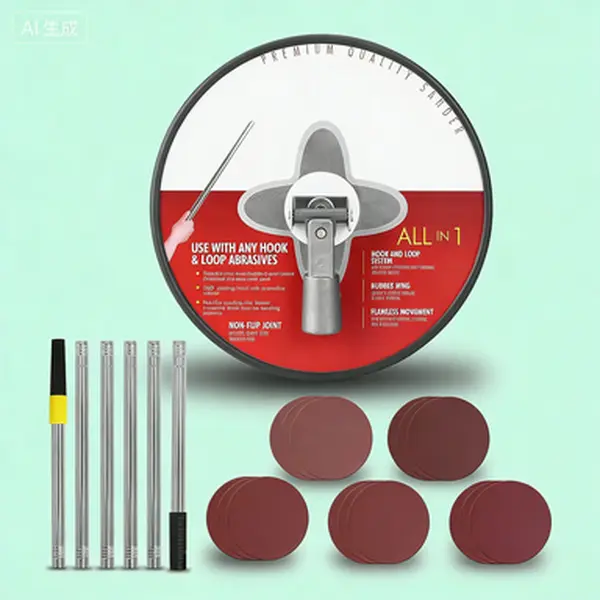 81 Inch Manual Drywall Sander with Extension Pole and 15 Sanding Sheets - Ideal for Painting Projects, Hand Sander for Walls and Ceilings, Durable Aluminum Connector, Includes 80/100/120/180/240 Grit Sandpaper