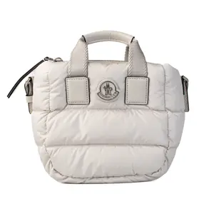 Pre-owned MONCLER Nylon Shoulder Bags Micro Caradoc	Beige Leather E26022203