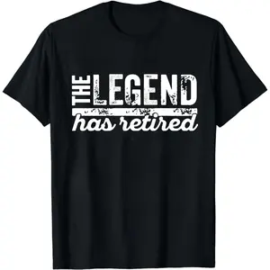 The Legend Has Retired Shirt, Funny Retirement Gifts, Cool Retirement T-Shirts, Retirement Shirt, Retirement Shirts For Men