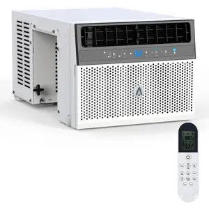 6000 BTU Ultra Quiet U-Shaped Window Air Conditioner – 3-in-1 Cooling & Fan, 6 Modes, Energy Efficient, Cools up to 350 Sq.Ft. – Flexible for Home/Office