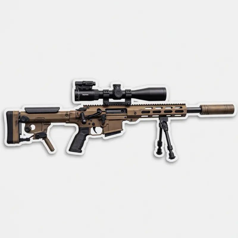 Tactical AR Sticker M107 sniper Waterproof Gear Tactical Operator Decal