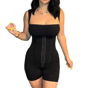 [Live] Curvyfaja Women's Tummy Tuck Waist Belt Hip Lifting Shapewear Bodysuit for Women - Underwear, Womenswear