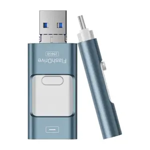 High-Speed USB 3.0 Flash Drive, 4-In-1 Storage Device with Free Type-C Adapter, Compatible with Android and PC, 64GB-1tb Capacities