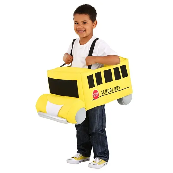 Toddler Ride in School Bus Costume