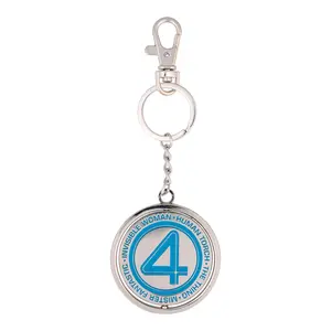 Marvel Studios The Fantastic Four: First Steps Spinning Enamel Keychain