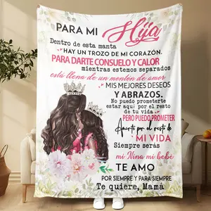 Room Decor for Women Men 50x60 Throw Blanket 280GSM Flannel Fleece Soft Cozy Warm Comfortable Couch Sofa Bed Blanket Ideal Gift for Mom Mother's Day Anniversary Christmas Birthday