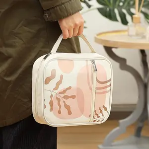 Carrying Book Case with Durable Handle and Zippered Pocket Bible Protective Church Bag