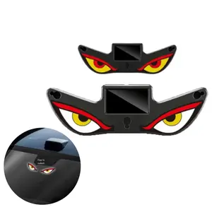2026 New Solar Demon Eye LED Car WindowDecoration, Featuring Vibration Sensor andDual Charging Modes, Drill-Free WaterproofDesign for Trucks, Vans and Various VehicleTypes