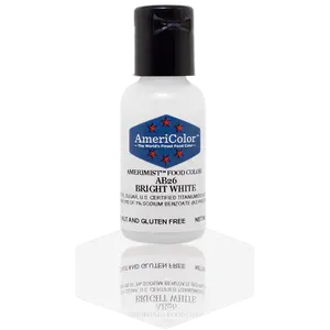 AmeriColor, Bright White, .65 Ounce, AmeriMist Airbrush Food Coloring