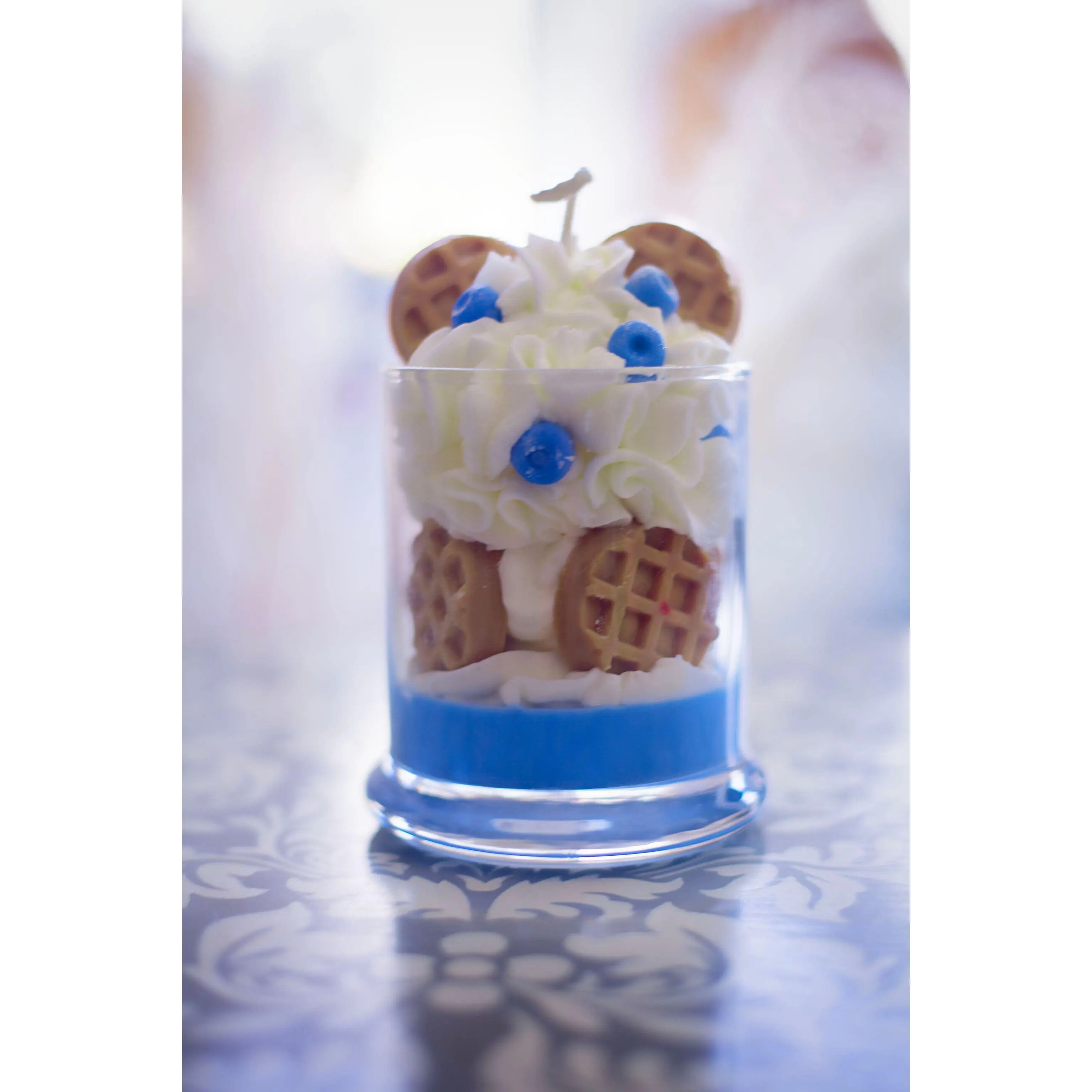 Blueberry waffle candle
